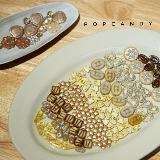 捷克琉璃棕咖黄色系DIY手链项链耳环复古手作进口琉璃珠小众材料