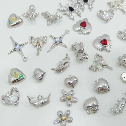 Металлические аксессуары ручной работы, ручка, подвеска с бантиком, милые серьги, аксессуар, «сделай сам»