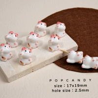 Счастливый кот розовый