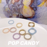Popcandy Ring Ring Cite Summer Girl Set Ring Личность Универсальные аксессуары для акрилового кольца