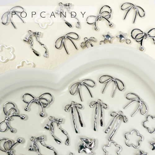 Металлическая брендовая игрушка «Ветерок» с бантиком, подвеска, ручка, серьги, ожерелье, аксессуар с аксессуарами, «сделай сам», простой и элегантный дизайн