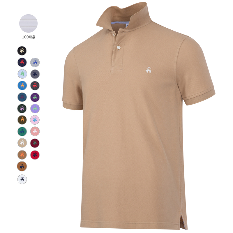 Brooks Brothers Men's Short-Sleeve Polo Shirt, Casual Pure Cotton, Non-Iron Half-Sleeve T-Shirt Top Brooks Brothers Men's Short-Sleeve Polo Shirt, Casual Pure Cotton, Non-Iron Half-Sleeve T-Shirt Top