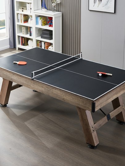 家用台球桌标准型美式黑八三合一多功能室内商用大理石自动桌球台