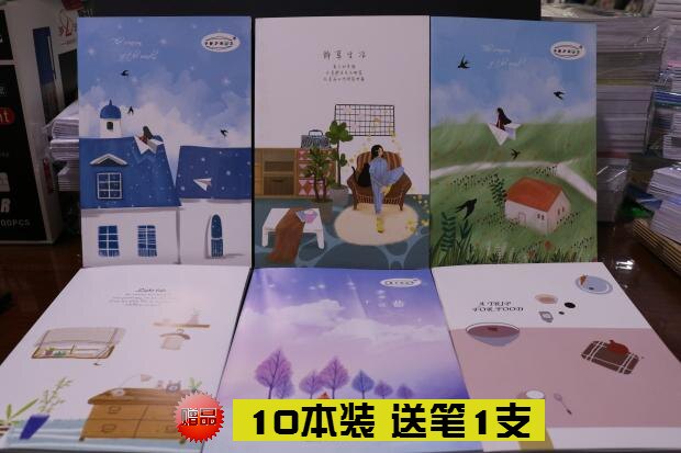 Notebook Thinner Notepad Little Clear New Lady Brief A5 Notebook students with notebooks affordable for mail