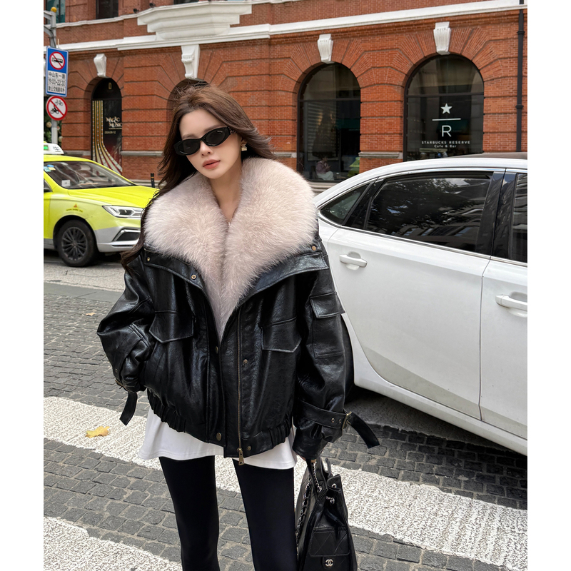 "Chapter Seven of the Night" Sweet and Cool Functional Style Fox Fur Goose down Jacket for Women 2026 Winter New Style Coat "Chapter Seven of the Night" Sweet and Cool Functional Style Fox Fur Goose down Jacket for Women 2026 Winter New Style Coat