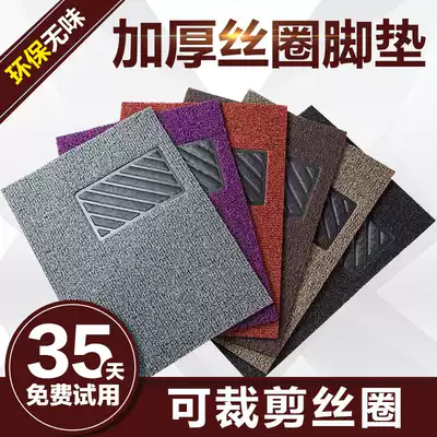 Car silk ring foot pad single-chip main driving single-layer driving seat single driver front and rear carpet type special ￥