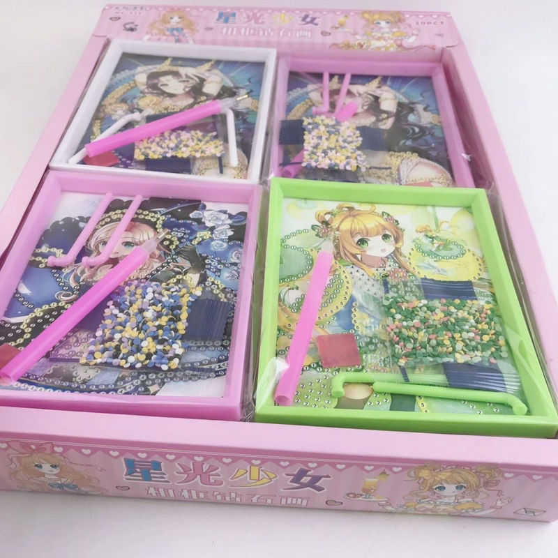 New Popular Starlight Girl Photo Frame Diamond Painting with High Aesthetic Value, Handmade Diamond Painting with Tools and Frame New Popular Starlight Girl Photo Frame Diamond Painting with High Aesthetic Value, Handmade Diamond Painting with Tools and Frame