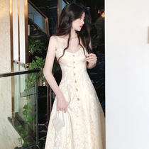 Style Platycodon Superior Milky Oil Color Harnesses Dresses Dresses Summer Fashion Goddess Van Palace Wind Super Fairy dress