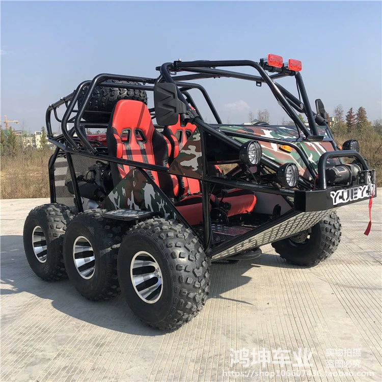 450CC tuyết kart sáu bánh sáu bánh lái xe mô tô off-road tất cả các địa hình xe đạp leo núi xe trượt tuyết ATV - Xe đạp quad