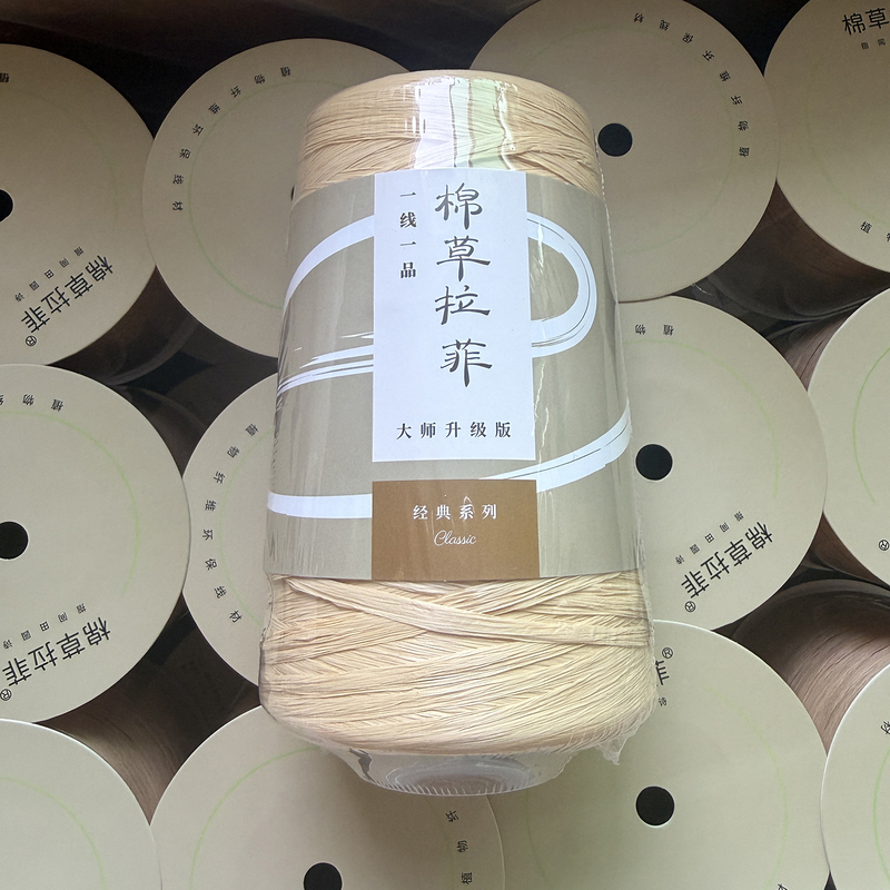 Premium 300g Master Upgraded Version Raffia Yarn for Handmade Crochet Bags, Hats, and Crafts Cotton Yarn