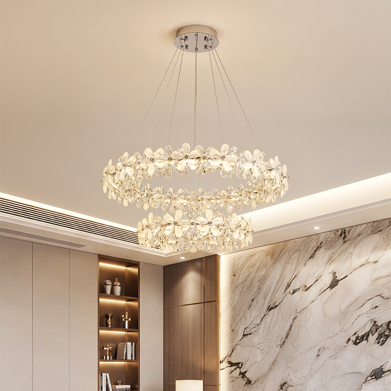Light Luxury Chandelier, Living Room Lamp, Simple and Modern 2026 New Model Crystal Chandelier, High-End and Elegant Dining Room Lamp, Bedroom Lighting Fixtures Light Luxury Chandelier, Living Room Lamp, Simple and Modern 2026 New Model Crystal Chandelier, High-End and Elegant Dining Room Lamp, Bedroom Lighting Fixtures
