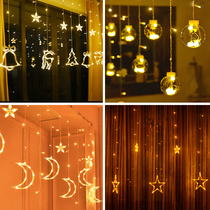 Star Moon Ball Christmas LED outdoor indoor festival wedding festival decoration light string color light night light flashing light