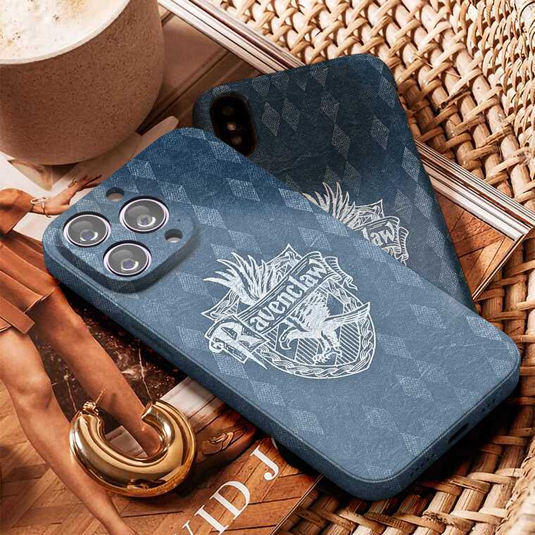 Ravenclaw Crest Distressed Graphic iPhone Case
