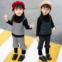 Bộ đồ bé gái mùa xuân và mùa thu phù hợp với 4 bé gái mùa thu 1-3 tuổi phiên bản Hàn Quốc ba bộ 2 bộ quần áo trẻ em 5 tuổi shop quần áo trẻ em