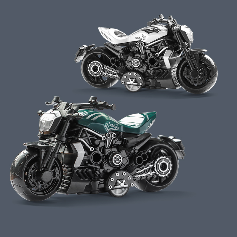 オートバイのおもちゃの少年シミュレーション合金オートバイモデルレーシング子供プルバックおもちゃの車の車のギフト