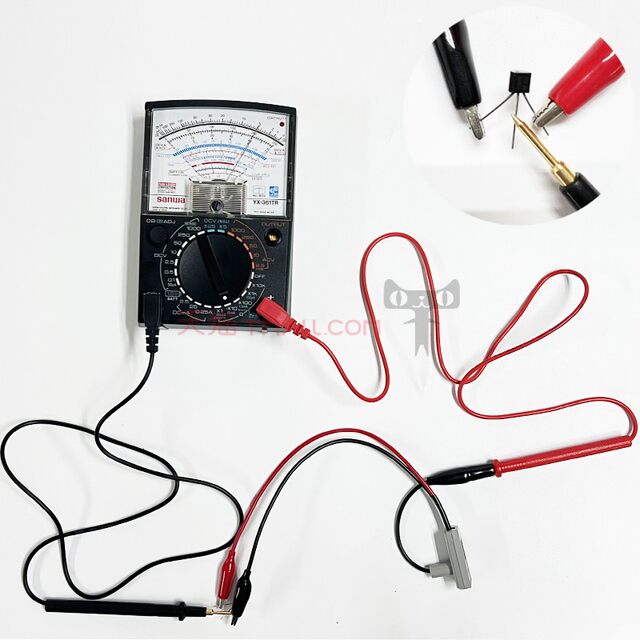 Sanwa Multimeter Clamp Meter Megohmmeter Series Special Accessories Test Gold-Plated Probe Clip