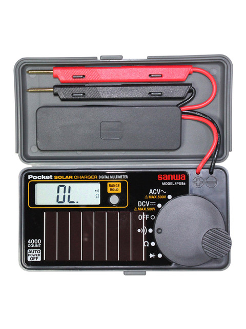 Sanwa PS8a/7a portable solar charging digital multimeter electrician card automatic multimeter