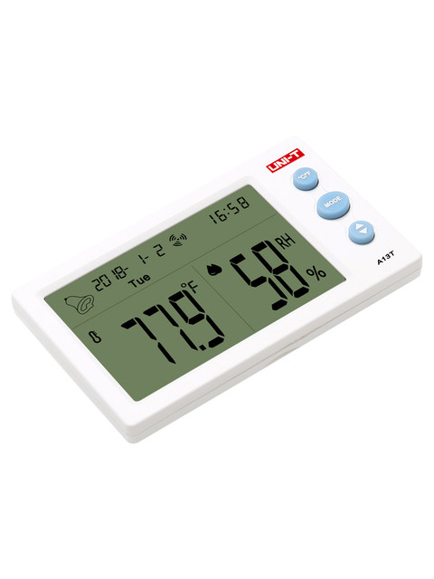 Unilide A10T/A12T/A13T Digital Temperature and Humidity Meter Laboratory Household Temperature/Humidity Digital Record