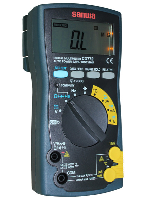 Sanwa CD771/772 multi-function high-precision digital multimeter fully protected electrician automatic multimeter