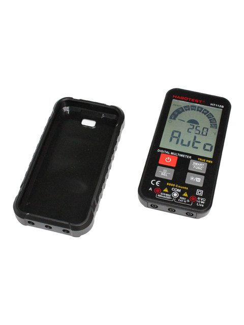 Habotest Ht112B Pocket Card-Type True Rms Auto-Range Plug-And-Play Electrician Multimeter