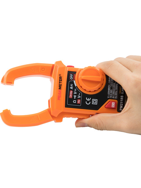 Peakmeter Huayi Pm2118S Smart Ac/Dc Digital Clamp Meter Electrician 600A Ammeter Pm2118