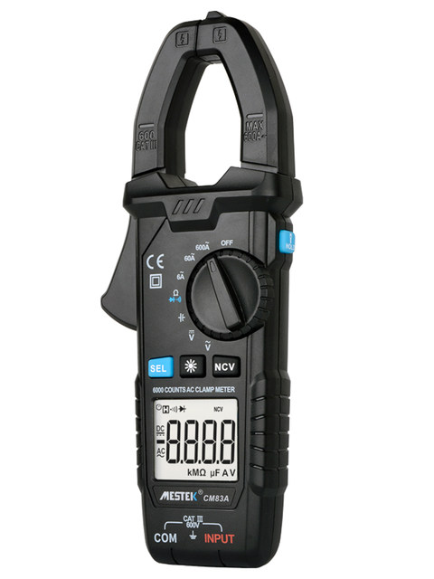 Mestek Cm83Bacd High-Precision Ac Digital Clamp Ammeter Digital Universal Electrician Meter