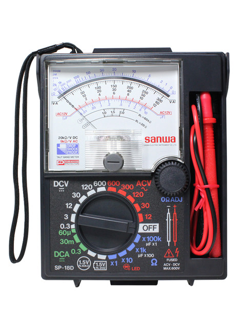 Sanwa Sp20/Sp21/Sp-18D High-Precision Pointer Multimeter Mechanical Analog Electrician Multimeter