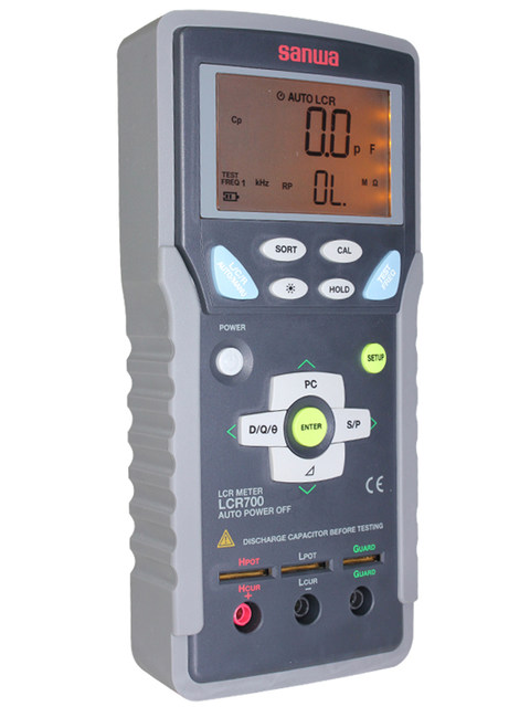 Sanwa Sanhe Lcr700 High-Precision Handheld Lcr Digital Bridge 100Khz Inductance Capacitance Resistance Tester