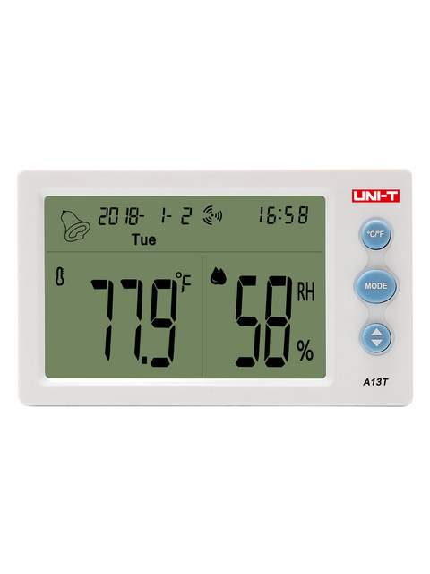 Unilide A10T/A12T/A13T Digital Temperature and Humidity Meter Laboratory Household Temperature/Humidity Digital Record