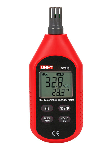 Uliide Ut333/Ut333Bt Mini Temperature and Humidity Meter Industrial Environment Laboratory Hygrometer/Thermometer