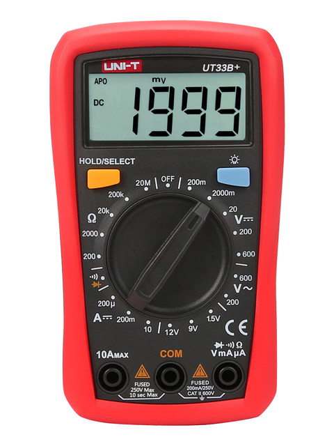 Unilide UT33A+/UT33B+/UT33C+/UT33D+ high-precision handheld burn-proof digital multimeter