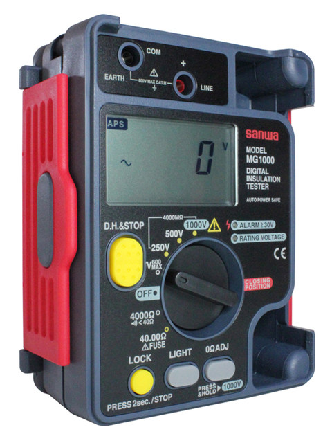 Sanwa MG500/1000 high-precision insulation resistance meter 500V/1000V digital megger