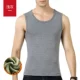 Áo vest nam ấm áp cộng với nhung dày đôi skinny cotton Vest trẻ trung không tay áo sơ mi nam mùa đông áo giữ nhiệt nam