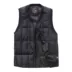 Áo vest nam trung niên dày nam trung niên xuống cotton lụa cotton vest cha vest áo ba lỗ tập gym nam Áo vest cotton