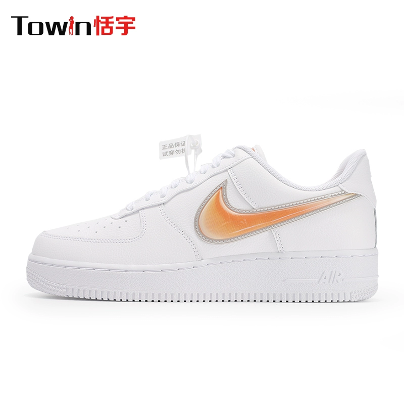 Nike air Force 1 Air Force One AF1 Laser Jelly Board Giày Nam AO2441-102 743546 - Dép / giày thường