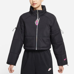 NIKE Nike Women's Short Stand Collar CNY Sports Leisure Running Training Jacket Cotton Clothes DH1367-010