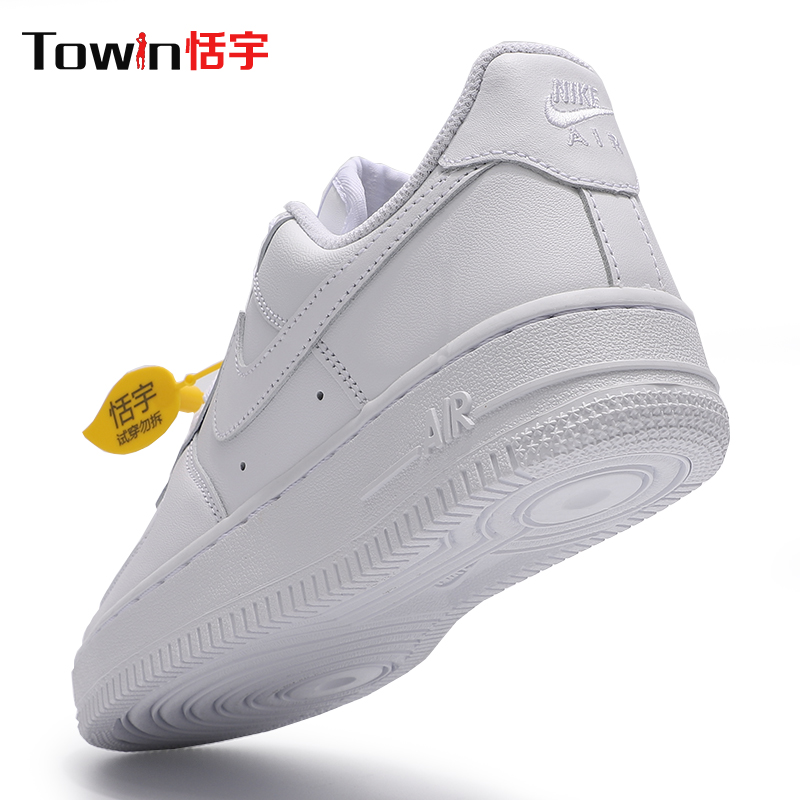 Nike Air Force1 Air Force One Af1 Nam và Nữ White Orange Laser Jelly Board Giày 315115 AO2441 - Dép / giày thường giày the thao nữ biti's