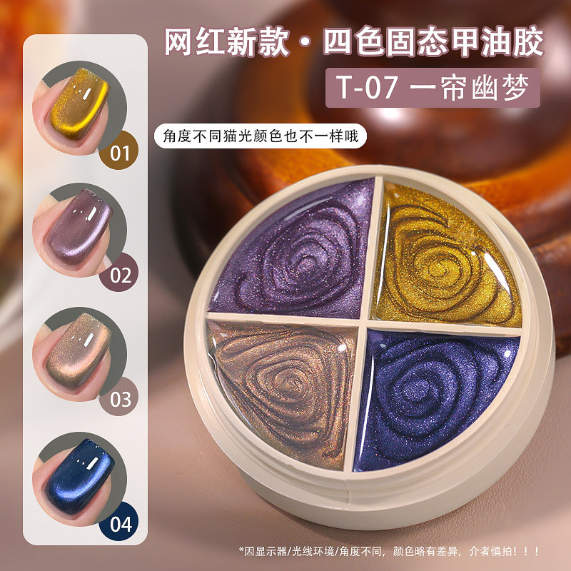 Solid Magnetic Gel Polish for Pro Cat Eye Nail Art - Detail image 3