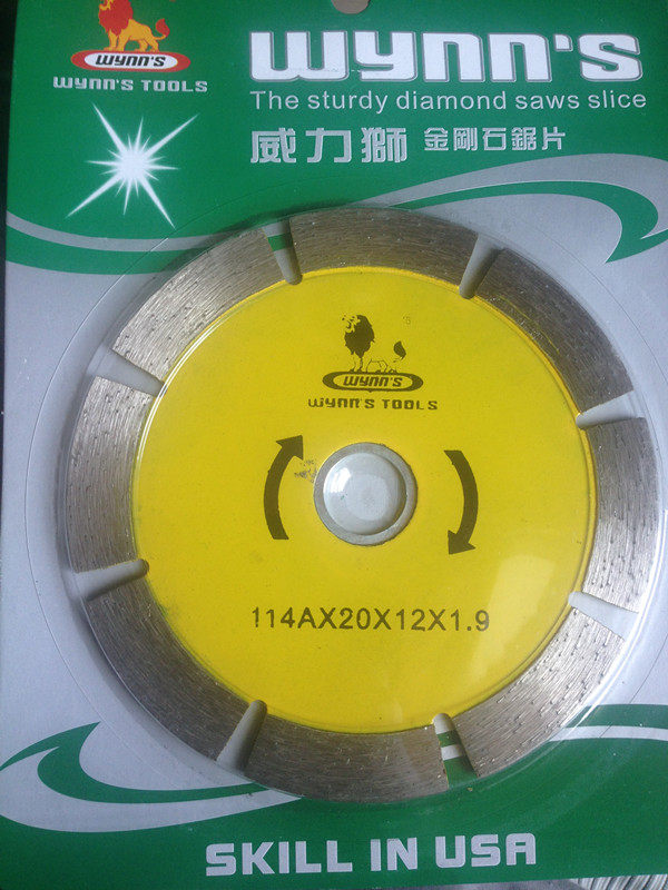 Power lion diamond circular cutting saw blade marble saw blade stone cutting saw blade marble piece W105A