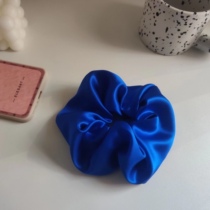 Silk hair tie large intestine hair tie 6cm French style seamless hair care 100% mulberry silk high-end elastic hair rope