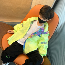Boys coat Spring and Autumn Autumn new childrens assault clothes autumn fashion brand big boy fried street childrens clothing windbreaker coat