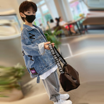 Boys autumn denim coat children Korean boy 2021 new childrens clothing autumn fashion brand big Children Spring and Autumn Tide clothes