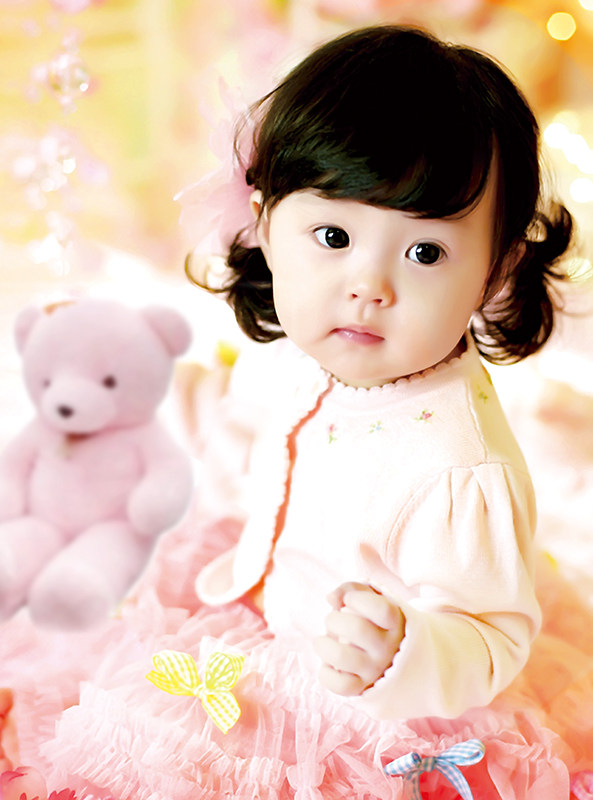 Cute male and female baby picture birth teaching poster beautiful babyhanging painting Pregnancy Baby Early Teach Painting Newspaper Wedding House Sticker