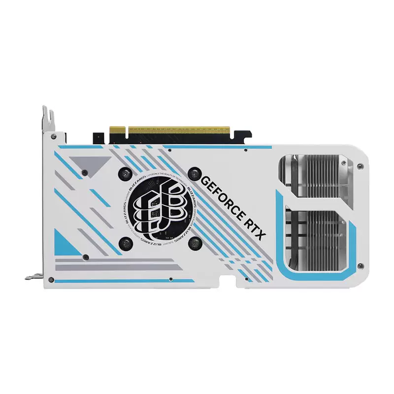 Новый графический процессор RTX5050 с двойной чувствительностью 8G Blizzard белый настольный компьютер независимая видеокарта с обратной платой оригинальная
