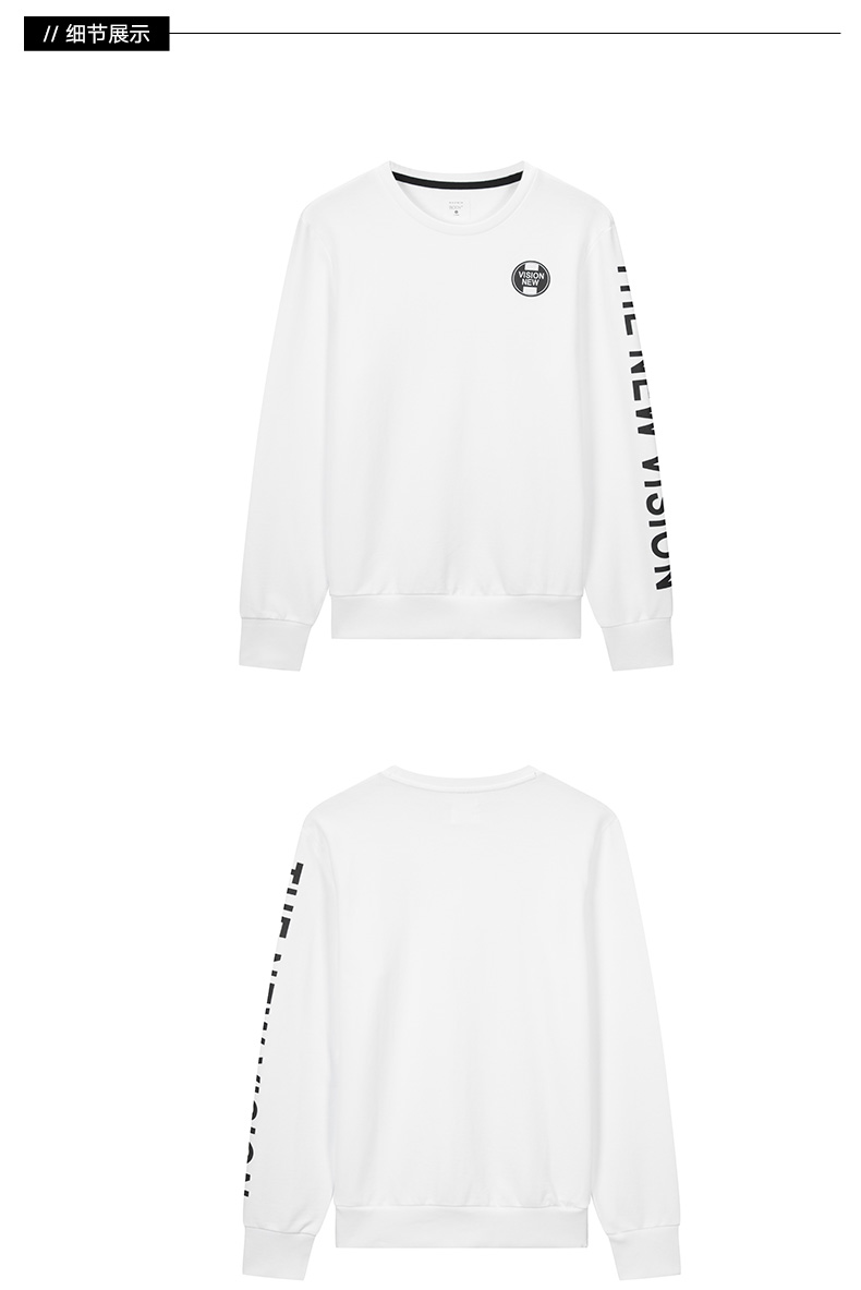 MAXWIN Ma Wei Áo len nam mùa thu cotton dài tay áo thun đồ ngủ mùa thu Thời trang nhà Hàn Quốc Áo nam shop thời trang nam