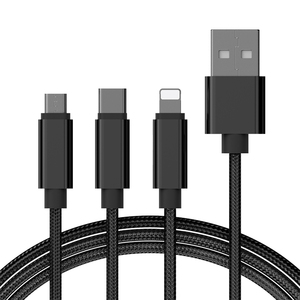 朗客三合一数据线安卓苹果华为通用