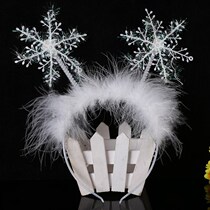 Christmas decorations Christmas headdress snowflake headband
