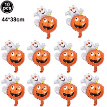 10pcs Mini Halloween Balloons Foil Balloons Halloween