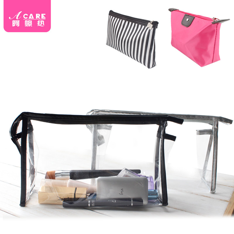 acare cosmetic bag ins net red small storage bag girl travel portable large-capacity simple multi-function bag