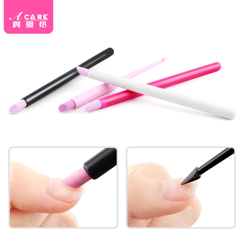 Grinding pen Scrub quartz pen Nail tools grinding rod Manicure Nail care Exfoliation Push Fine scrub strip